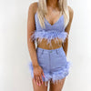 Cammie Feather Shorts