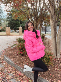 Barbie Pink Puffer Jacket