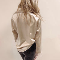 Silk Feather Shirt