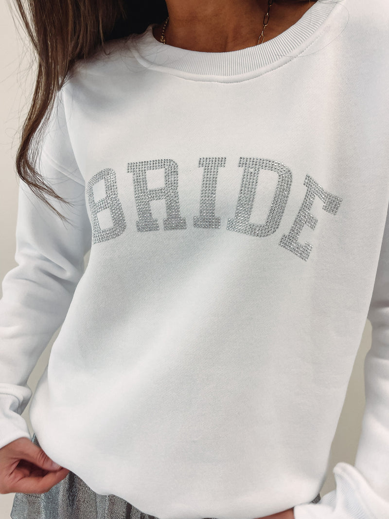 Rhinestone Bride Pullover