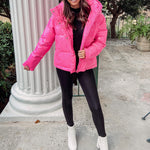 Barbie Pink Puffer Jacket