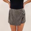 Olive Snakeprint Skort