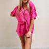 Pink Terry Cloth Lounge Set