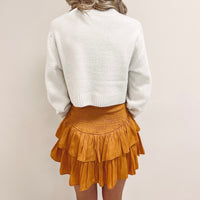 Smocked Skirt - Mustard