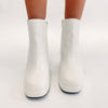 Dora White Booties