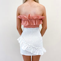 Smocked Ruffle Skirt