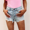 Charlie Mid-Rise Denim Shorts