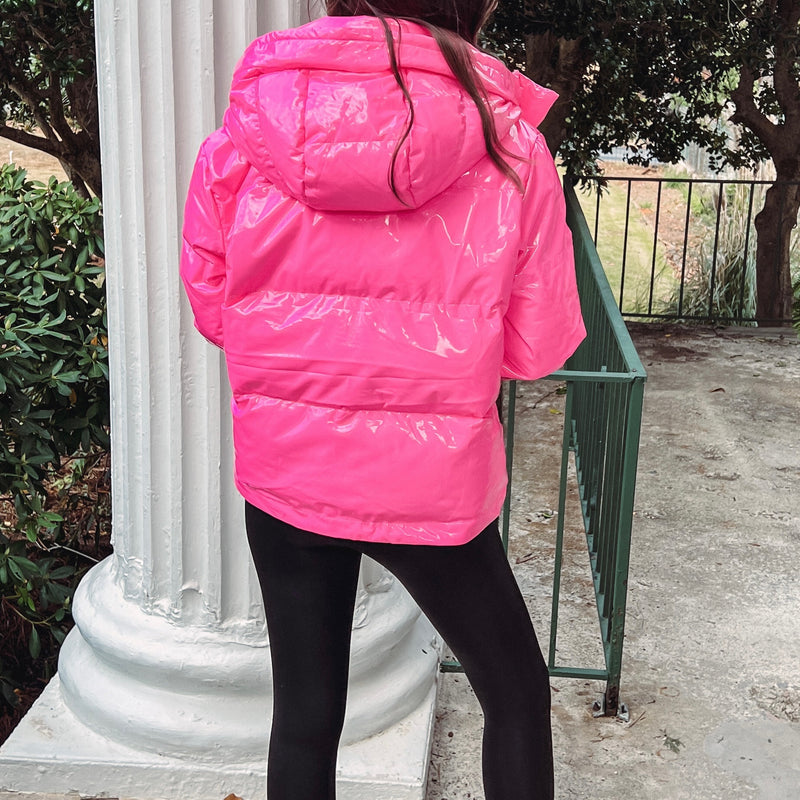 Barbie Pink Puffer Jacket