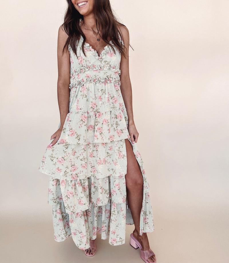 Blaire Tiered Floral Dress