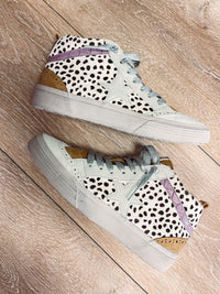 Printed Mid Top Sneakers