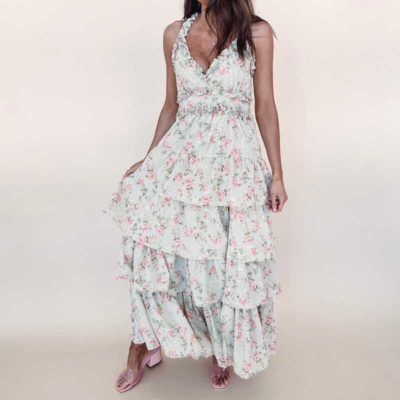 Blaire Tiered Floral Dress