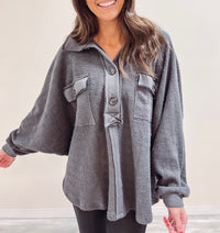 Robbie Pullover - Charcoal