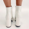 Dora White Booties