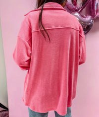 Polly Pink Shacket