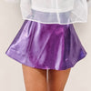 Purple Metallic Skirt