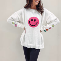 Happy Patch Sweater