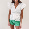 Melissa Ruffle Top