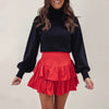 Smocked Skirt - Red