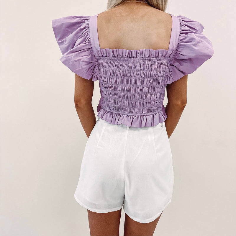 Lindsey Flutter Top