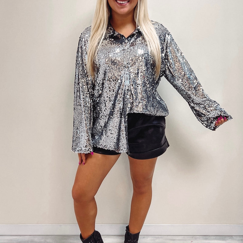 Sonya Sequin Shirt