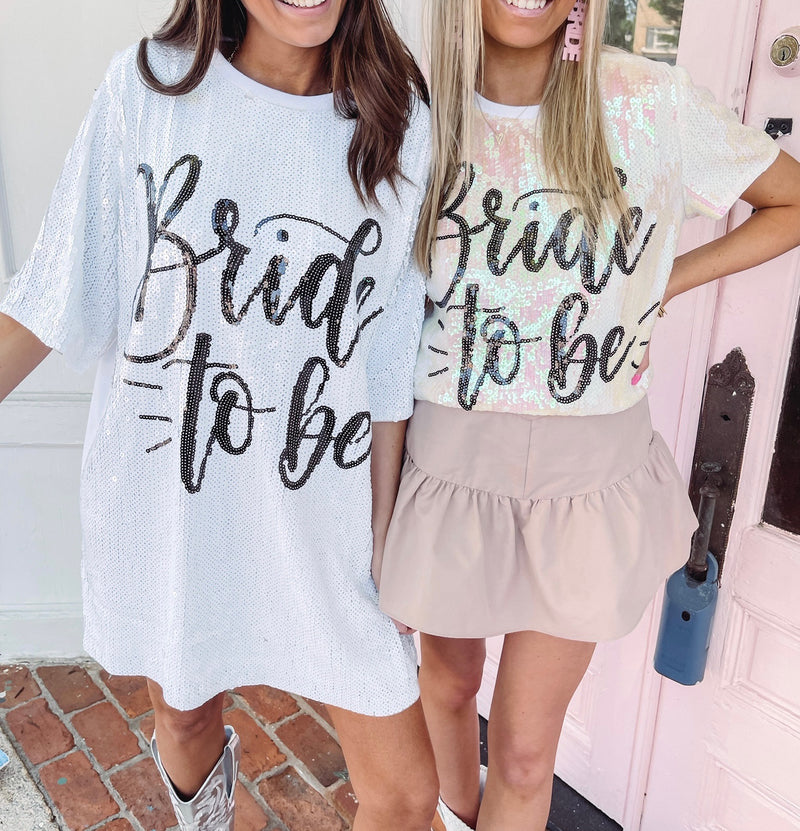 Bride To Be Sequin Top