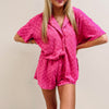 Pink Terry Cloth Lounge Set