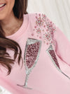 Pink Champagne Pullover