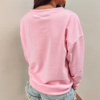 Pink Wine Pullover