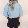 Denim Cropped Shirt