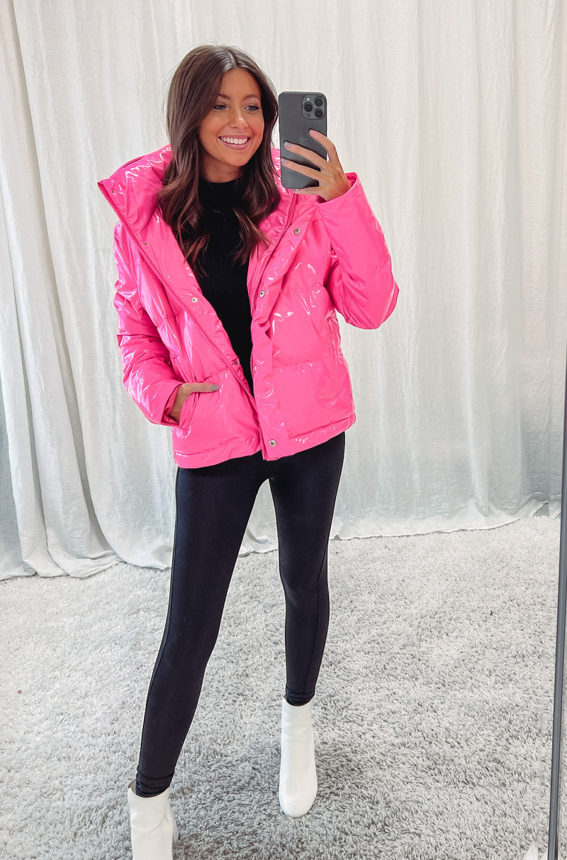 Barbie Pink Puffer Jacket