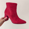 Cadyn Red Sparkle Booties