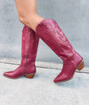 Brooke Burgundy Boots