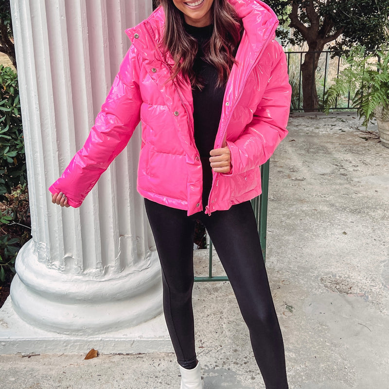 Barbie Pink Puffer Jacket