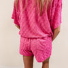 Pink Terry Cloth Lounge Set