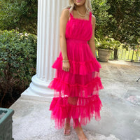 Tiered Tulle Dress