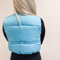 Blue Puffer Vest