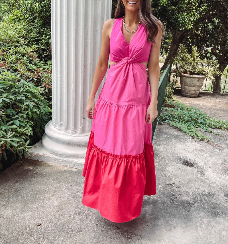 Fuchsia Maxi Dress